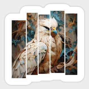 WHITE FALCON Sticker